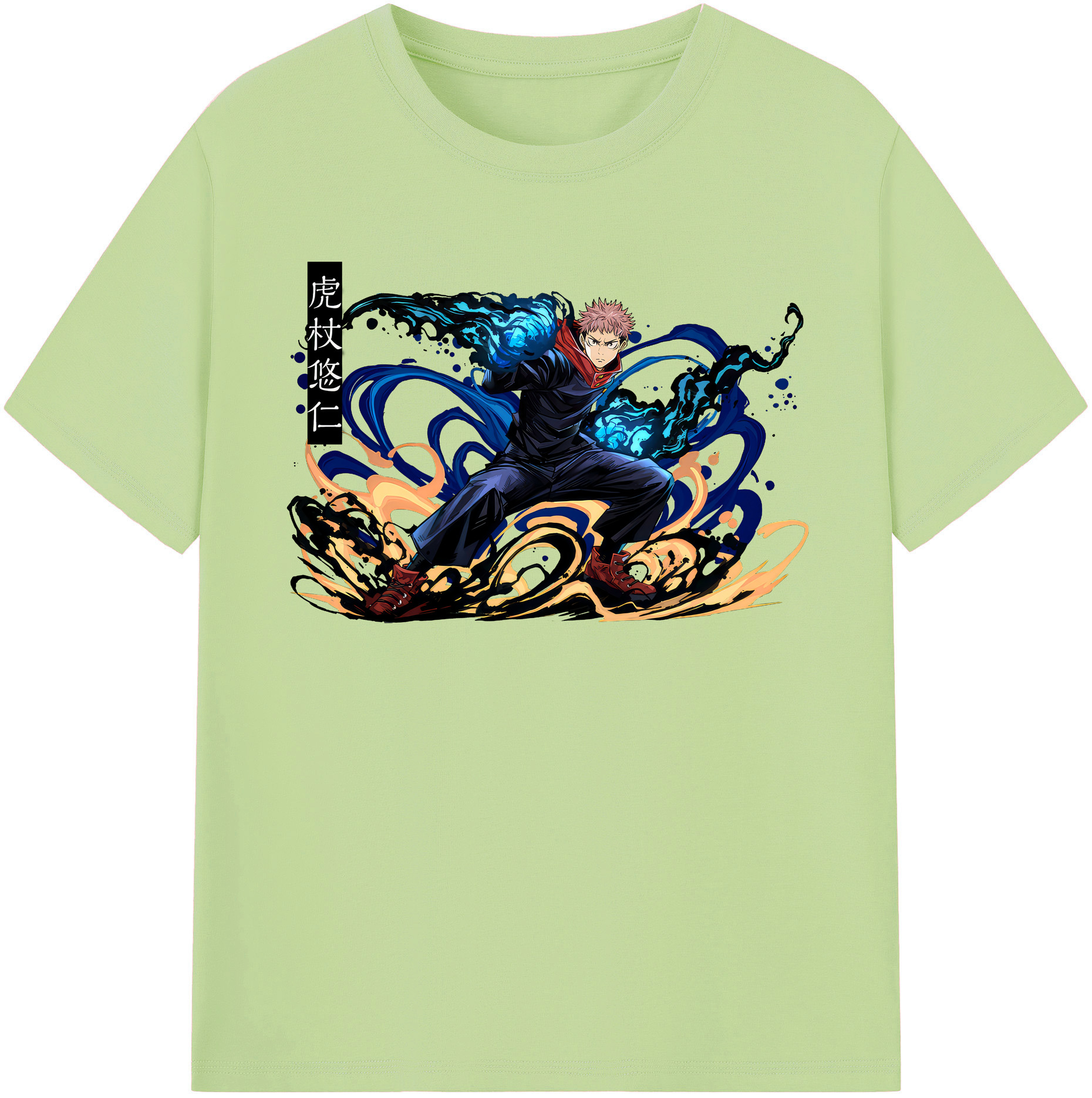 （画像用） 呪術廻戦 Jujutsu Kaisen 綿100％半袖Tシャツ（フロントプリント）